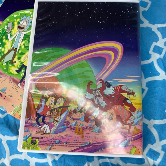 Rick and Morty Season 1 DVD adult swim original classic 2 disc set collectible - Picture 3 of 7